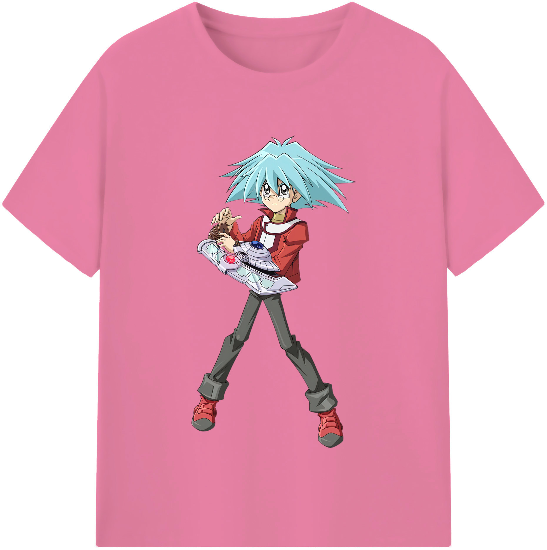 （画像用） 遊☆戯☆王 Yu-Gi-Oh! 綿100％半袖Tシャツ（フロントプリント）